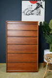Mid Century Danish Style Minimalist Chest of Drawers by Austinsuite
