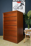 Mid Century Danish Style Minimalist Chest of Drawers by Austinsuite 