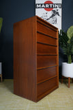 Mid Century Danish Style Minimalist Chest of Drawers by Austinsuite