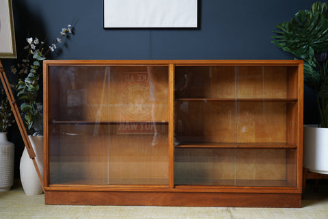 Mid Century Morris of Glasgow Long Glass Display
