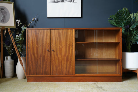 Mid-Century Morris Of Glasgow display cabinet with doors