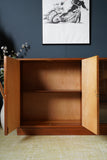 Mid-Century Morris Of Glasgow display cabinet with doors
