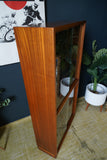 Mid Century Morris of Glasgow Tall Display Cabinet Glass Fronted Bookcase