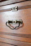 Pair of Edwardian Ash Wood Two Chest of Drawers – Spacious Antique Storage with Original Hardware