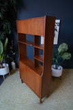 Mid Century 1960’s Teak Vintage Room Divider / Bookcase Teak & Afromosia