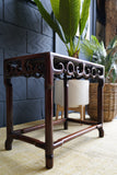 Elegant Hand-Carved Rosewood Chinese Side Table – Timeless Oriental Craftsmanship