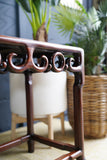 Elegant Hand-Carved Rosewood Chinese Side Table – Timeless Oriental Craftsmanship