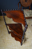 Late Georgian Early Victorian 19th Century Rosewood Whatnot or Plant Stand