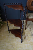 Late Georgian Early Victorian 19th Century Rosewood Whatnot or Plant Stand