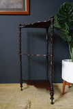Late Georgian Early Victorian 19th Century Rosewood Whatnot or Plant Stand