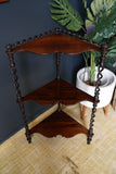 Late Georgian Early Victorian 19th Century Rosewood Whatnot or Plant Stand