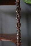 Late Georgian Early Victorian 19th Century Rosewood Whatnot or Plant Stand