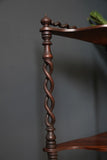 Late Georgian Early Victorian 19th Century Rosewood Whatnot or Plant Stand