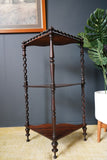 Late Georgian Early Victorian 19th Century Rosewood Whatnot or Plant Stand