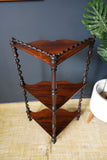 Late Georgian Early Victorian 19th Century Rosewood Whatnot or Plant Stand