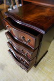 Antique Style Mahogany Serpentine Small Chest of Drawers 