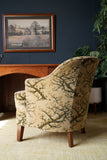 Antique Edwardian Vintage Tub Chair Original Upholstery