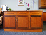 Mid Century G Plan Fresco Teak Sideboard TV Unit - erfmann-vintage