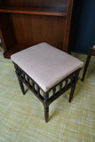 Antique Late Victorian/Edwardian Piano Stool Mahogany Turned Spindle Legs