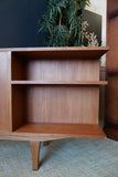 Mid Century Large / Long Sideboard Credenza Teak Open Sides