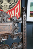 Italian Renaissance Revival Hall Chair Carved Wainscot Throne Ecclesiastical