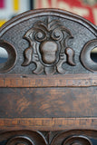Italian Renaissance Revival Hall Chair Carved Wainscot Throne Ecclesiastical