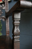 Italian Renaissance Revival Hall Chair Carved Wainscot Throne Ecclesiastical