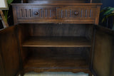 Vintage Jacobean Style Welsh Dresser Old Charm Style Linen Press