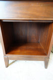 Peppler Furniture Co. 'The Hanover Line' Bedside Nightstand in Figured Walnut – Canada, c. 1960s