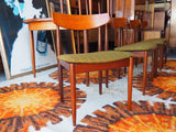 Mid Century GPlan Extending Dining Table & 6 Chairs Teak - erfmann-vintage