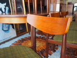 Mid Century GPlan Extending Dining Table & 6 Chairs Teak - erfmann-vintage