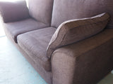 Contemporary Dark Grey/Purple 3 Seater Next Sofa Settee - erfmann-vintage