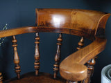 Antique 19th Century Elm & Ash Captains or Desk Chair