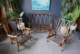 Mid Century Ercol STYLE Bentwood Living Room Suite Czechoslovakia 