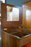 Edwardian Rare Solid Oak Hallway Cupboard 'STUDS' Desk Storage Hanging Space