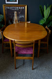 Mid Century Vintage Jentique extending Dining Table & 4 Chairs