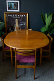 Mid Century Vintage Jentique extending Dining Table & 4 Chairs