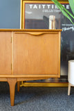 Mid Century Vintage Smaller teak Jentique Sideboard Elegant Handles