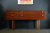 Mid Century British Made Avalon Yatton Long Drawer Unit / Sideboard 1960s