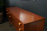 Mid Century British Made Avalon Yatton Long Drawer Unit / Sideboard 1960s