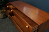 Mid Century British Made Avalon Yatton Long Drawer Unit / Sideboard 1960s