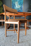 Mid Century Korfod-Larsen Extending Dining Table & 4 Chairs for G Plan Fresco
