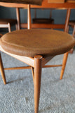 Mid Century Korfod-Larsen Extending Dining Table & 4 Chairs for G Plan Fresco