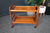 Mid Century Vintage Hostess Serving Drinks Trolley in Teak 