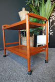 Mid Century Vintage Hostess Serving Drinks Trolley in Teak 