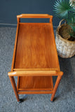 Mid Century Danish Vintage Hostess Serving Drinks Trolley in Teak
