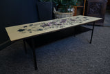 Mid Century John Piper For Terence Conran Floral Design Formica Coffee Table