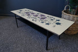 Mid Century John Piper For Terence Conran Floral Design Formica Coffee Table