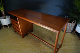 Mid Century Scandinavian Norwegian Danish Rosewood Desk