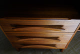 Mid Century Scandinavian Norwegian Danish Rosewood Desk 